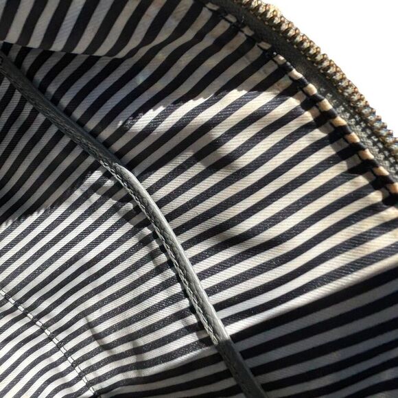 Kate Spade Jackson Street Leather Satchel Crossbody Bag Gray Adjustable Strap - Picture 9 of 16